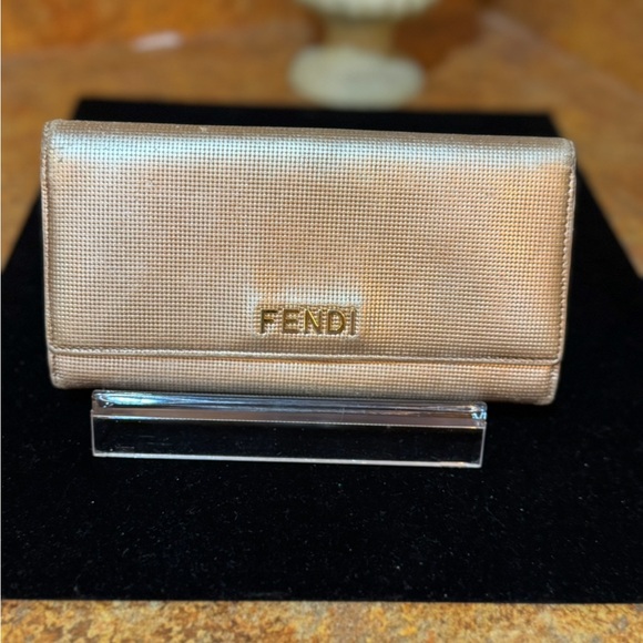 Fendi Accessories - Fendi Metallic Continental Wallet